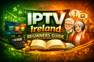 IPTV Ireland beginner setup guide 2026 showing simple step by step installation on Smart TV by RoyalVilla.ie