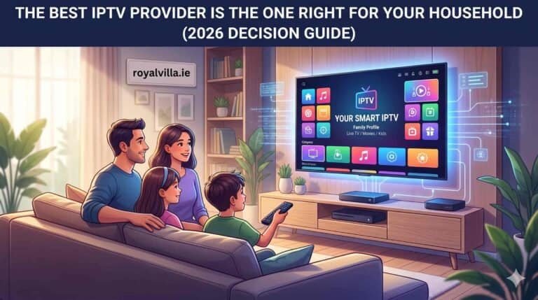 How to choose the best IPTV provider for your household in Ireland 2026 decision framework by RoyalVilla.ie