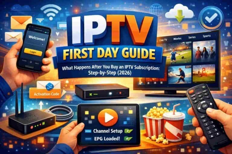 What happens after you buy an IPTV subscription 2026 step by step first day setup guide by RoyalVilla.ie